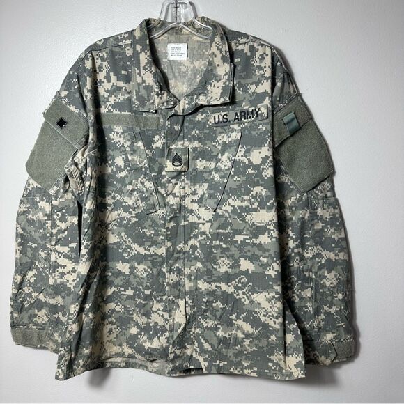 Army Combat Uniform Digital Camo Coat Size Medium Regular - Picture 6 of 11